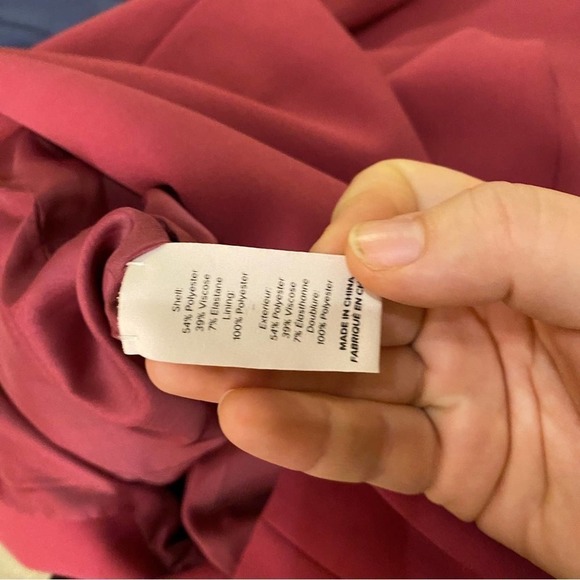 Cinq a sept Magenta Sheath Pencil Dress makenna orchid cocktail party size 2 - Picture 8 of 9